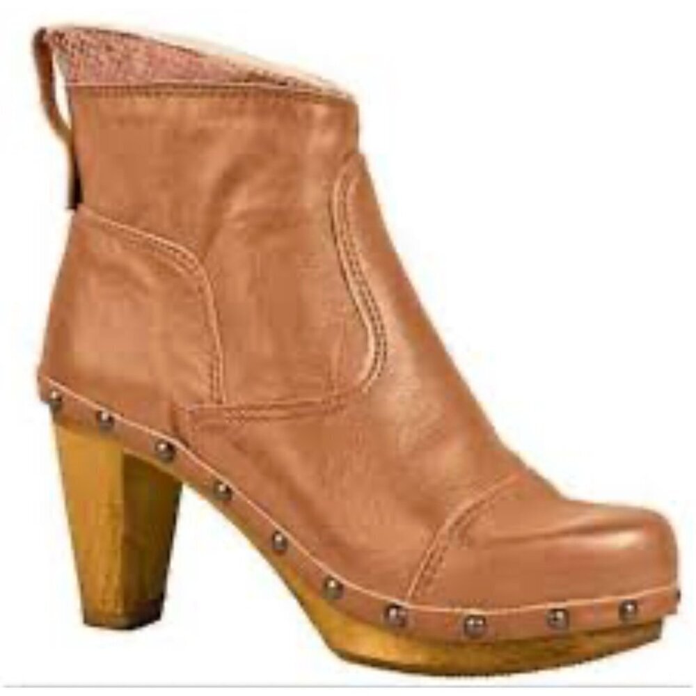 Sanita Tan Leather Danish ankle Boots Women’s Size 37